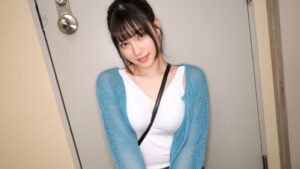 清楚系JD、Eカップ美巨尻でAV体験！ジム仕込みの美白尻がエロい！